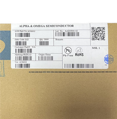 AO6802 Tranzystor polowy Diody Tyrystory Tranzystory FET MOSFET 2N-CH 30V 3,5A 6-TSOP